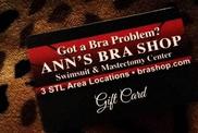 Ann's Bra Shop Gift Card $25